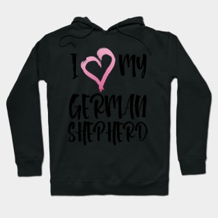 I heart my German Shephers! Especially for GSD owners! Hoodie